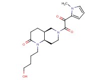 (4aS*,8aR*)-1-(4-hydroxybutyl)-6-[(1-methyl-1H-pyrrol-2-yl)(oxo)acetyl]octahydro-1,6-naphthyridin-2(1H)-one