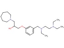 1-(1-azepanyl)-3-(3-{[[2-(diethylamino)ethyl](ethyl)amino]methyl}phenoxy)-2-propanol