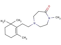 4-methyl-1-[2-(2,6,6-trimethyl-1-cyclohexen-1-yl)ethyl]-1,4-diazepan-5-one