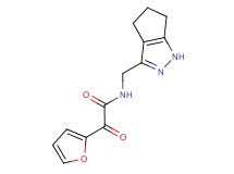 2-(2-furyl)-2-oxo-N-(1,4,5,6-tetrahydrocyclopenta[c]pyrazol-3-ylmethyl)acetamide