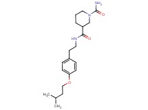N~3~-{2-[4-(3-methylbutoxy)phenyl]ethyl}-1,3-piperidinedicarboxamide