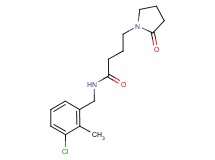 N-(3-chloro-2-methylbenzyl)-4-(2-oxopyrrolidin-1-yl)butanamide