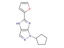 1-cyclopentyl-5-(2-furyl)-1,4-dihydroimidazo[4,5-c]pyrazole