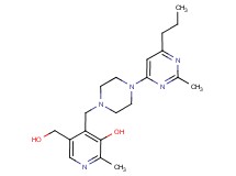 5-(hydroxymethyl)-2-methyl-4-{[4-(2-methyl-6-propylpyrimidin-4-yl)piperazin-1-yl]methyl}pyridin-3-ol