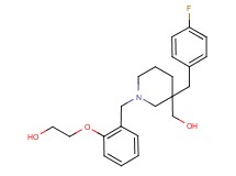 2-(2-{[3-(4-fluorobenzyl)-3-(hydroxymethyl)-1-piperidinyl]methyl}phenoxy)ethanol