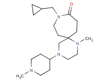 9-(cyclopropylmethyl)-1-methyl-4-(1-methylpiperidin-4-yl)-1,4,9-triazaspiro[5.6]dodecan-10-one