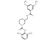 3-{[(3,5-dimethoxybenzoyl)amino]methyl}-N-(2,6-dimethylphenyl)-1-piperidinecarboxamide