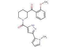 (2-methoxyphenyl)(1-{[3-(1-methyl-1H-pyrrol-2-yl)-1H-pyrazol-5-yl]carbonyl}-3-piperidinyl)methanone