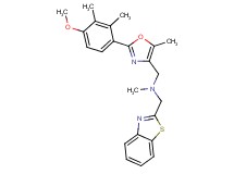 (1,3-benzothiazol-2-ylmethyl){[2-(4-methoxy-2,3-dimethylphenyl)-5-methyl-1,3-oxazol-4-yl]methyl}methylamine