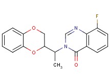 3-[1-(2,3-dihydro-1,4-benzodioxin-2-yl)ethyl]-8-fluoroquinazolin-4(3H)-one