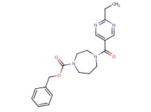 benzyl 4-[(2-ethylpyrimidin-5-yl)carbonyl]-1,4-diazepane-1-carboxylate