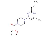 4-methyl-2-propyl-6-[4-(tetrahydrofuran-2-ylcarbonyl)piperazin-1-yl]pyrimidine