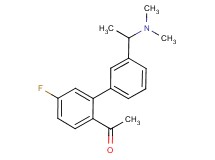 1-{3'-[1-(dimethylamino)ethyl]-5-fluorobiphenyl-2-yl}ethanone