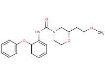 2-(2-methoxyethyl)-N-(2-phenoxyphenyl)morpholine-4-carboxamide