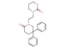 3-[2-(2-oxo-5,5-diphenylpiperidin-1-yl)ethyl]-1,3-oxazinan-2-one