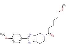 5-(6-methoxyhexanoyl)-2-(4-methoxyphenyl)-4,5,6,7-tetrahydro-1H-imidazo[4,5-c]pyridine
