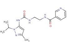 N-[2-({[(1-isopropyl-3-methyl-1H-pyrazol-5-yl)amino]carbonyl}amino)ethyl]nicotinamide