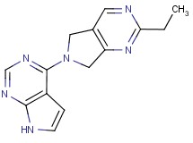 2-ethyl-6-(7H-pyrrolo[2,3-d]pyrimidin-4-yl)-6,7-dihydro-5H-pyrrolo[3,4-d]pyrimidine