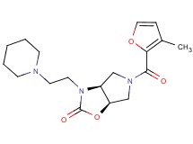 (3aS*,6aR*)-5-(3-methyl-2-furoyl)-3-(2-piperidin-1-ylethyl)hexahydro-2H-pyrrolo[3,4-d][1,3]oxazol-2-one