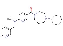 5-[(4-cyclohexyl-1,4-diazepan-1-yl)carbonyl]-N-methyl-N-(3-pyridinylmethyl)-2-pyridinamine