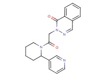 2-{2-oxo-2-[2-(3-pyridinyl)-1-piperidinyl]ethyl}-1(2H)-phthalazinone