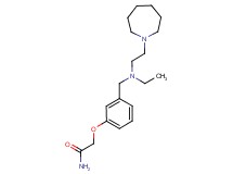 2-(3-{[(2-azepan-1-ylethyl)(ethyl)amino]methyl}phenoxy)acetamide