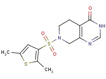 7-[(2,5-dimethyl-3-thienyl)sulfonyl]-5,6,7,8-tetrahydropyrido[3,4-d]pyrimidin-4(3H)-one