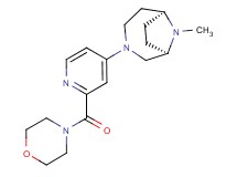 (1R*,6S*)-9-methyl-3-[2-(4-morpholinylcarbonyl)-4-pyridinyl]-3,9-diazabicyclo[4.2.1]nonane