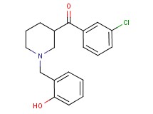(3-chlorophenyl)[1-(2-hydroxybenzyl)-3-piperidinyl]methanone