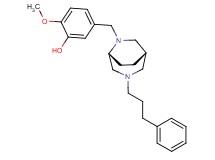 2-methoxy-5-{[(1S*,5R*)-3-(3-phenylpropyl)-3,6-diazabicyclo[3.2.2]non-6-yl]methyl}phenol