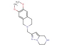 6,7-dimethoxy-2-(4,5,6,7-tetrahydropyrazolo[1,5-a]pyrazin-2-ylmethyl)-1,2,3,4-tetrahydroisoquinoline