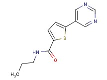 N-propyl-5-pyrimidin-5-ylthiophene-2-carboxamide