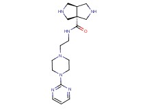 cis-N-[2-(4-pyrimidin-2-ylpiperazin-1-yl)ethyl]hexahydropyrrolo[3,4-c]pyrrole-3a(1H)-carboxamide