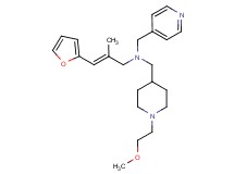 (2E)-3-(2-furyl)-N-{[1-(2-methoxyethyl)-4-piperidinyl]methyl}-2-methyl-N-(4-pyridinylmethyl)-2-propen-1-amine