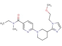 N-ethyl-6-{3-[1-(2-methoxyethyl)-1H-imidazol-2-yl]piperidin-1-yl}-N-methylnicotinamide