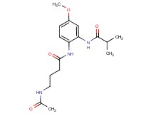 4-(acetylamino)-N-[2-(isobutyrylamino)-4-methoxyphenyl]butanamide