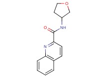 N-(tetrahydrofuran-3-yl)quinoline-2-carboxamide