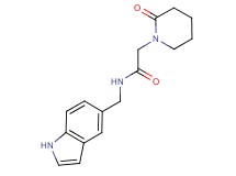 N-(1H-indol-5-ylmethyl)-2-(2-oxopiperidin-1-yl)acetamide