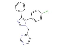 4-{[5-(4-chlorophenyl)-4-phenyl-1H-imidazol-1-yl]methyl}pyrimidine