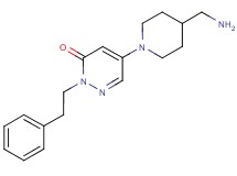 5-[4-(aminomethyl)-1-piperidinyl]-2-(2-phenylethyl)-3(2H)-pyridazinone hydrochloride