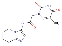 2-(5-methyl-2,4-dioxo-3,4-dihydropyrimidin-1(2H)-yl)-N-(5,6,7,8-tetrahydroimidazo[1,2-a]pyridin-3-yl)acetamide