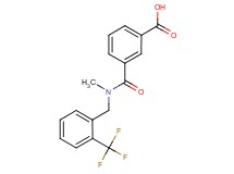 3-({methyl[2-(trifluoromethyl)benzyl]amino}carbonyl)benzoic acid