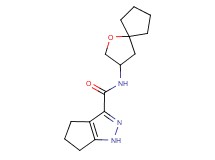 N-1-oxaspiro[4.4]non-3-yl-1,4,5,6-tetrahydrocyclopenta[c]pyrazole-3-carboxamide