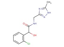 2-(2-chlorophenyl)-2-hydroxy-N-[(5-methyl-1H-1,2,4-triazol-3-yl)methyl]acetamide