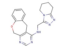 N-(5,6,7,8-tetrahydro[1,2,4]triazolo[4,3-a]pyridin-3-ylmethyl)-5,11-dihydro[1]benzoxepino[3,4-d]pyrimidin-4-amine