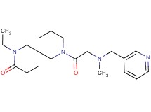 2-ethyl-8-[N-methyl-N-(3-pyridinylmethyl)glycyl]-2,8-diazaspiro[5.5]undecan-3-one