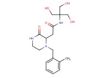 N-[2-hydroxy-1,1-bis(hydroxymethyl)ethyl]-2-[1-(2-methylbenzyl)-3-oxo-2-piperazinyl]acetamide