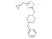 4-benzyl-1-{[3-(cyclopropylmethyl)-1,2,4-oxadiazol-5-yl]methyl}piperidine