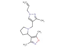 4-{1-[(1-allyl-3-methyl-1H-pyrazol-4-yl)methyl]pyrrolidin-2-yl}-3,5-dimethylisoxazole