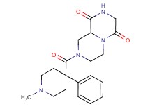 8-[(1-methyl-4-phenylpiperidin-4-yl)carbonyl]tetrahydro-2H-pyrazino[1,2-a]pyrazine-1,4(3H,6H)-dione